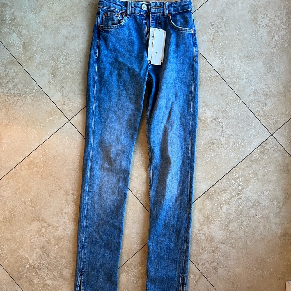 Zara The Skinny Split Hem